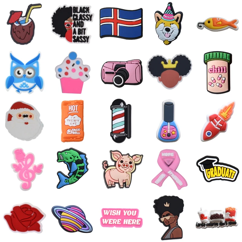 Girl Shoes Accessories Para Pins Set Jeans Packs Kids Shoe Charms Wholesale Bulk Boy Men Women Charm Decorations for Crocs Gifts
Girl Shoes Accessories Para Pins Set Jeans Packs Kids Shoe Charms Wholesale Bulk Boy Men Women Charm Decorations for Crocs Gifts