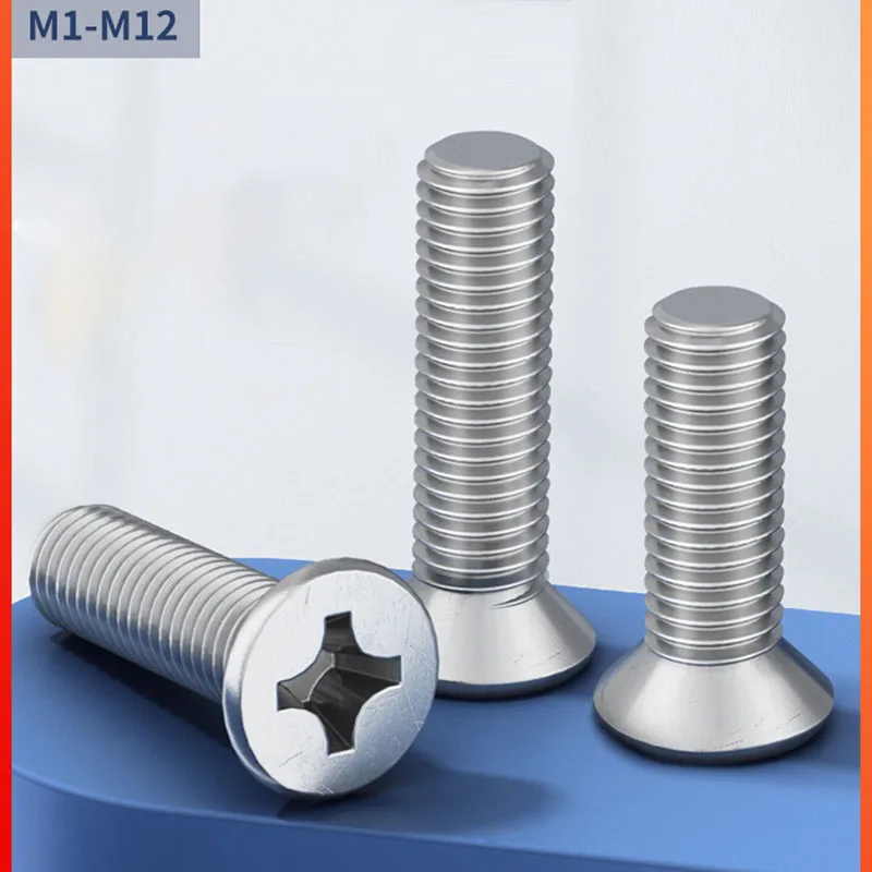 1 Pc Extended Cross Countersunk Head Screw M6 M8 M10 Phillips Flat Head Screw Nut 304 Stainless Steel Mechanical Screw
1 Pc Extended Cross Countersunk Head Screw M6 M8 M10 Phillips Flat Head Screw Nut 304 Stainless Steel Mechanical Screw