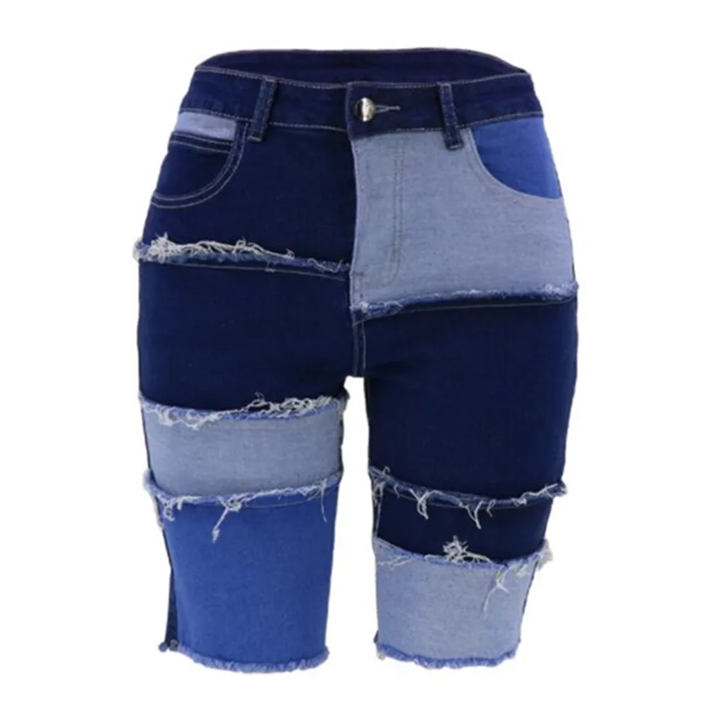 2022 New Biker Denim Shorts Woman Fashion Patchwork Tight Five-Point Shorts Washed Sexy Female Summer Bermuda Short Jeans
2022 New Biker Denim Shorts Woman Fashion Patchwork Tight Five-Point Shorts Washed Sexy Female Summer Bermuda Short Jeans