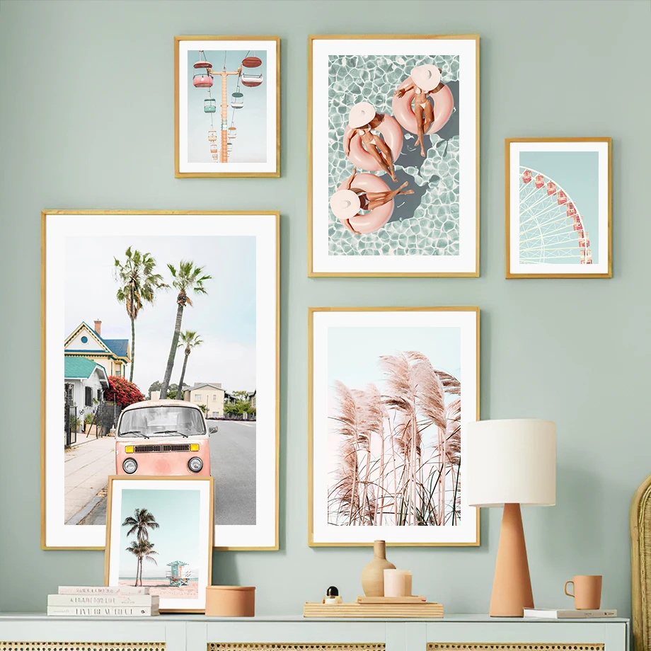 Car Beach Bikini Girl Tropical Tree Reed Wall Art Canvas Painting Nordic Posters And Prints Wall Pictures For Living Room Decor
Car Beach Bikini Girl Tropical Tree Reed Wall Art Canvas Painting Nordic Posters And Prints Wall Pictures For Living Room Decor