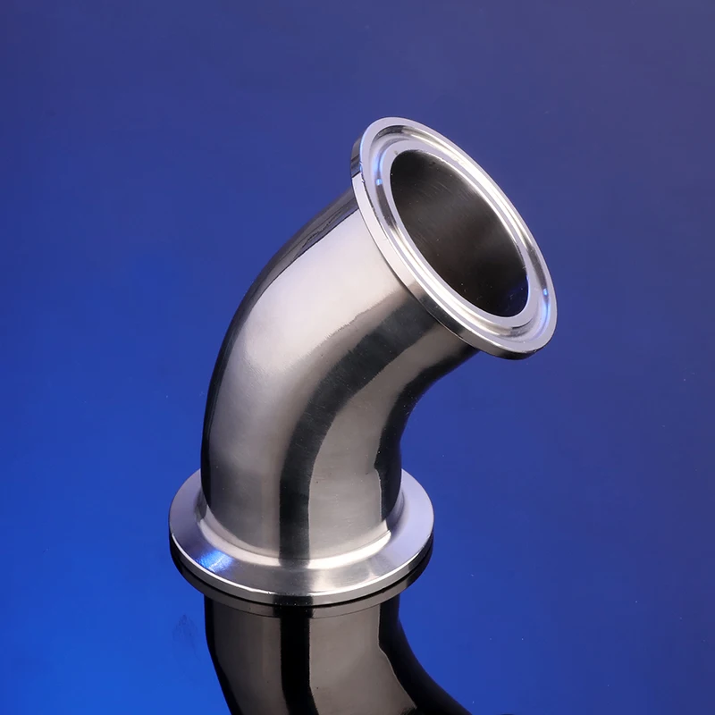 Free shipping 63mm O/D 2.5" Tri Clamp 304 Stainless Steel Sanitary Ferrule 45 Degree Elbow Pipe Fitting For Homebrew
Free shipping 63mm O/D 2.5" Tri Clamp 304 Stainless Steel Sanitary Ferrule 45 Degree Elbow Pipe Fitting For Homebrew