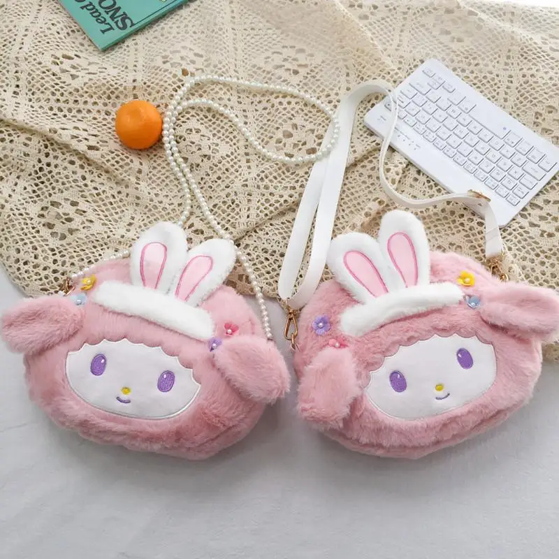 Kawaii Sanrio Cartoon Mymelody Plush Backpack Girl Shoulder Bag Cute Girl Pink Rabbit Toy Messenger Plush Bag Birthday Gift
Kawaii Sanrio Cartoon Mymelody Plush Backpack Girl Shoulder Bag Cute Girl Pink Rabbit Toy Messenger Plush Bag Birthday Gift