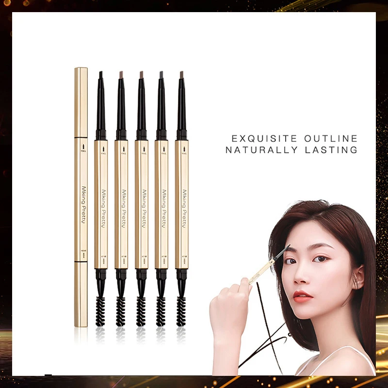Small Gold Chopsticks Double Headed Eyebrow Pencil. Small Gold Bar Eyebrow Pencil. Very Thin Refill, Waterproof And Sweat Proof.
Small Gold Chopsticks Double Headed Eyebrow Pencil. Small Gold Bar Eyebrow Pencil. Very Thin Refill, Waterproof And Sweat Proof.