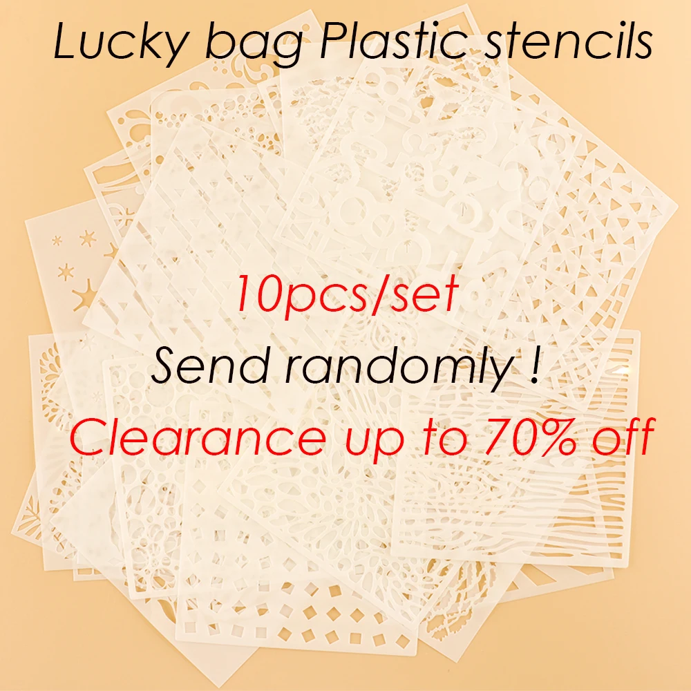 10 шт., пластиковые трафареты на удачу для изготовления изделий своими руками
10 шт., пластиковые трафареты на удачу для изготовления изделий своими руками
