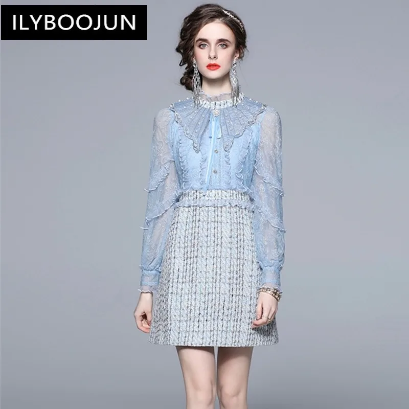 Women Spring Elegant Blue Dress Festa High Quality Beading Wedding Cocktail Party Robe Femme Designer Lace Vestidos
Women Spring Elegant Blue Dress Festa High Quality Beading Wedding Cocktail Party Robe Femme Designer Lace Vestidos