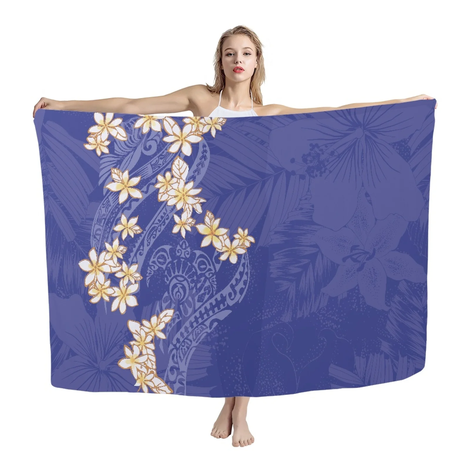 HYCOOL Blue Hibiscus Polynesian Tribal Print Lavalava Sarong Custom Beach Clothes Swimsuit Cover-Ups Women's Summer Dresses 2023
HYCOOL Blue Hibiscus Polynesian Tribal Print Lavalava Sarong Custom Beach Clothes Swimsuit Cover-Ups Women's Summer Dresses 2023