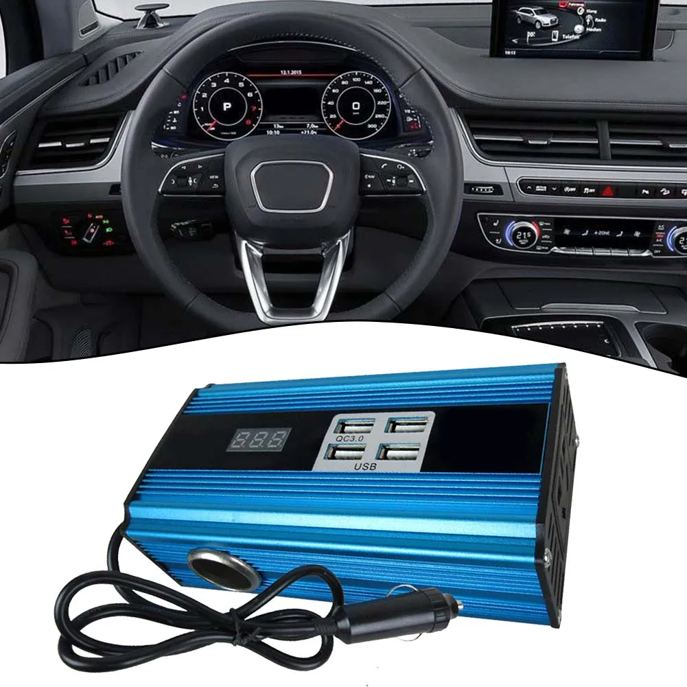 1pc Car Power Inverter Modified Sine Wave DC12V TO AC110V Car Converter RV 300W Multiple Protection Car Universal Part
1pc Car Power Inverter Modified Sine Wave DC12V TO AC110V Car Converter RV 300W Multiple Protection Car Universal Part
