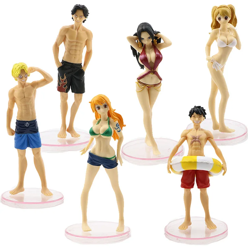 13-18cm New One Piece Swimwear Monkey D Luffy Nami Boa Hancock Doll Model Anime Toys For Children Gift
13-18cm New One Piece Swimwear Monkey D Luffy Nami Boa Hancock Doll Model Anime Toys For Children Gift