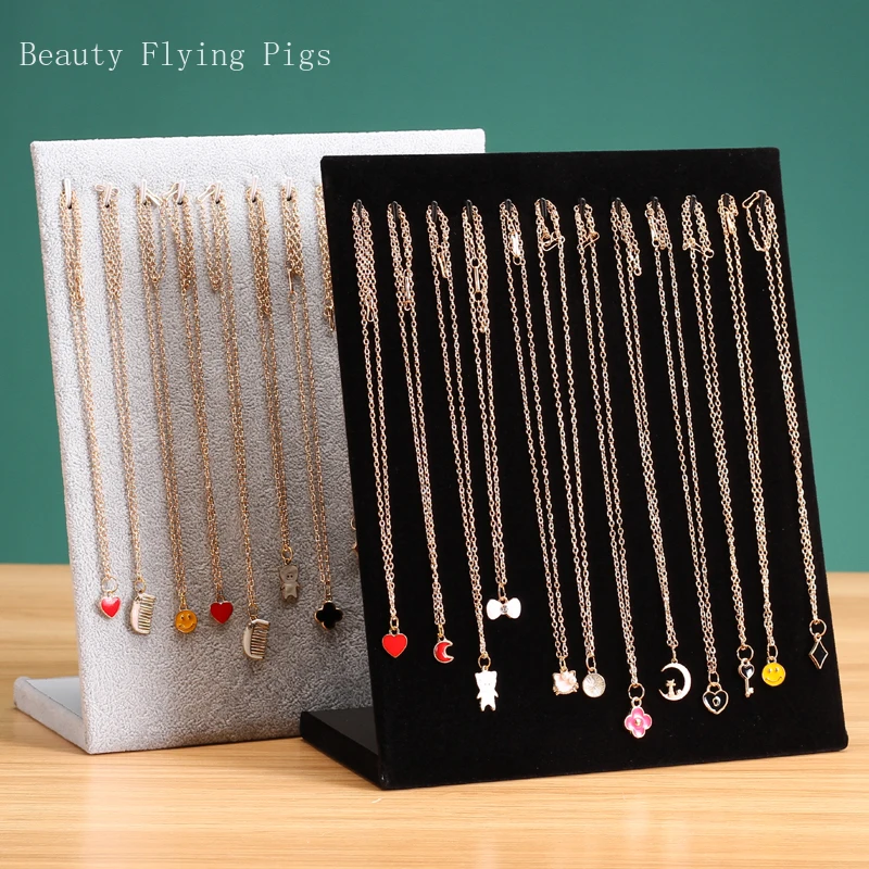 12/16 Hooks Jewelry Fashion Organizer Display Stand L Shape Bracelet Chain Necklace Jewelry Display Holder Stand Organizer
12/16 Hooks Jewelry Fashion Organizer Display Stand L Shape Bracelet Chain Necklace Jewelry Display Holder Stand Organizer
