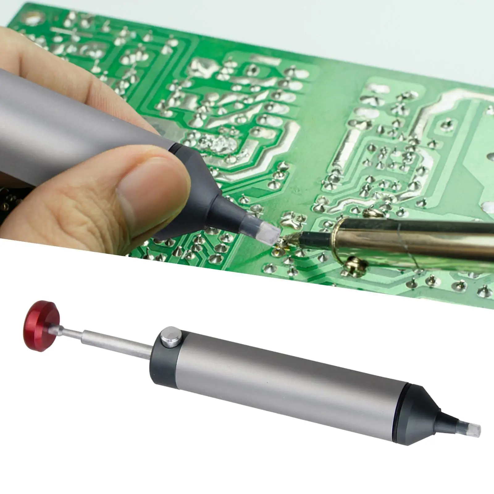 Desoldering Pump Vacuum Soldering Iron Desolder Auxiliary Tool Hand Welding Tools Solder
Desoldering Pump Vacuum Soldering Iron Desolder Auxiliary Tool Hand Welding Tools Solder