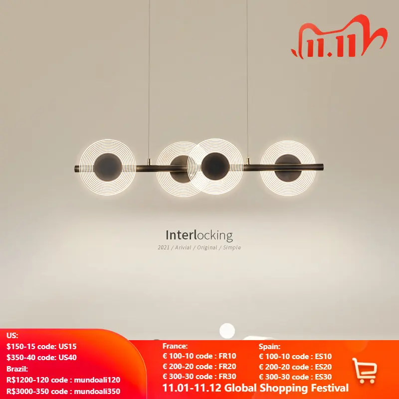 SANDYHA Nordic Restaurant Chandelier Gold Modern Commercial Table Dining Room Bar Indoor Creative Personality Pendant Lighting
SANDYHA Nordic Restaurant Chandelier Gold Modern Commercial Table Dining Room Bar Indoor Creative Personality Pendant Lighting