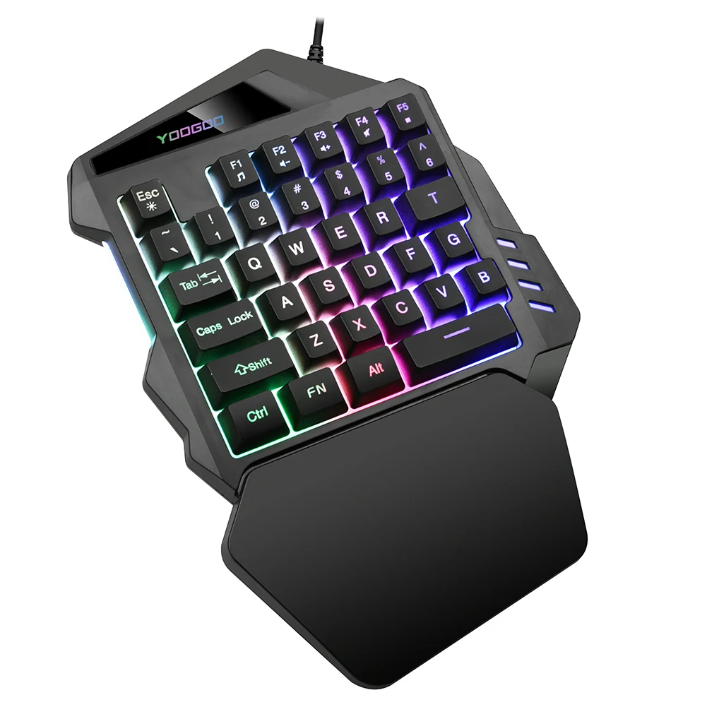 1.5M USB Wired One Handed Gaming Keyboard 35 Keys Luminous Gaming Keyboards for Laptop Notebook Desktop PC Computer Gamer
1.5M USB Wired One Handed Gaming Keyboard 35 Keys Luminous Gaming Keyboards for Laptop Notebook Desktop PC Computer Gamer