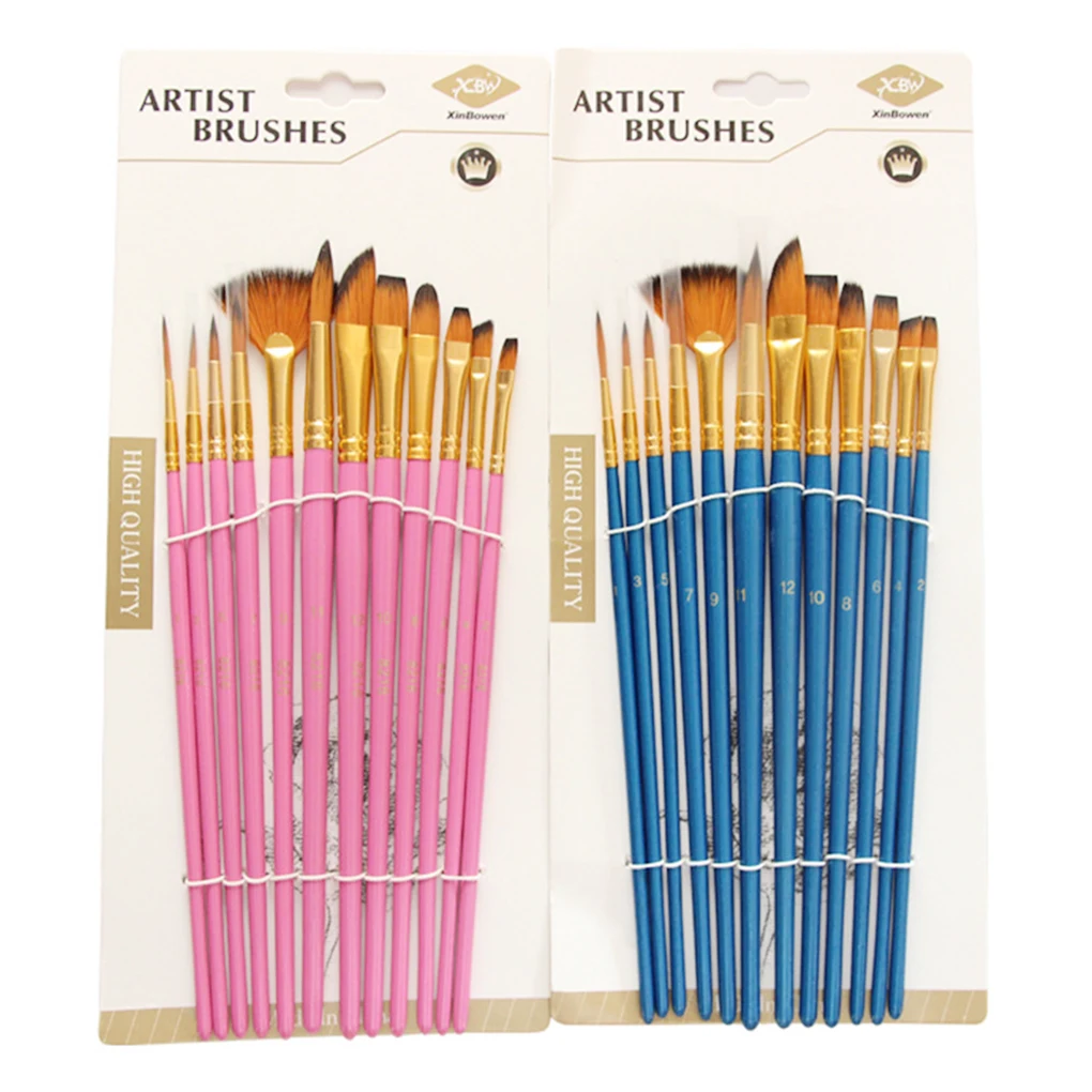 12PCS Set Artist Painting Brushes Pens Kit Painter Students Watercolor Oil Painting Drawing Wooden Paint Brushes
12PCS Set Artist Painting Brushes Pens Kit Painter Students Watercolor Oil Painting Drawing Wooden Paint Brushes