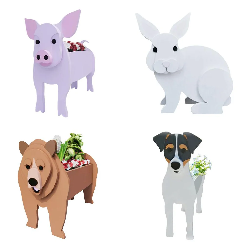 Animal Shaped Flower Planter Pots Cute Plant Pot Assemblable PVC Board Succulent Pots And Planters Home Garden Decoration
Animal Shaped Flower Planter Pots Cute Plant Pot Assemblable PVC Board Succulent Pots And Planters Home Garden Decoration
