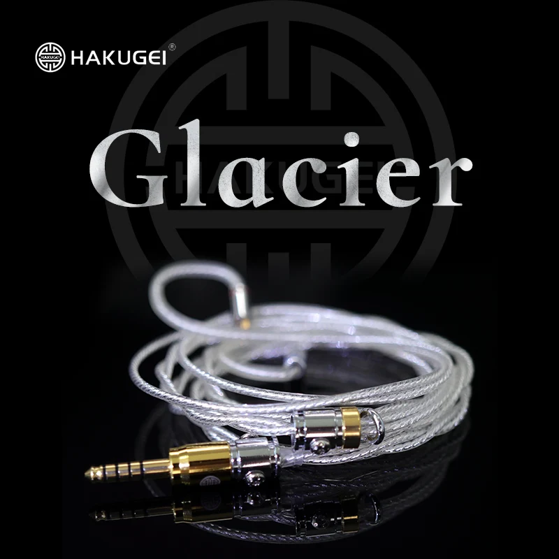 

HAKUGEI Glacier 6N OCC Silver Plated Hifi Earphone Cable 4.4 3.5 2.5 0.78 MMCX