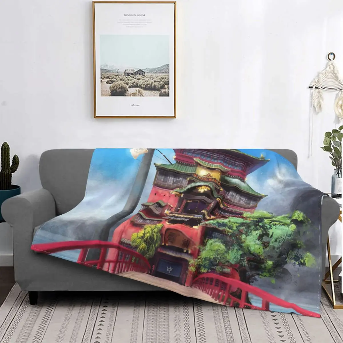 

Amazing Gifts Spirited Away Blanket Graphic Print For Chair Throws and Blankets Big Size