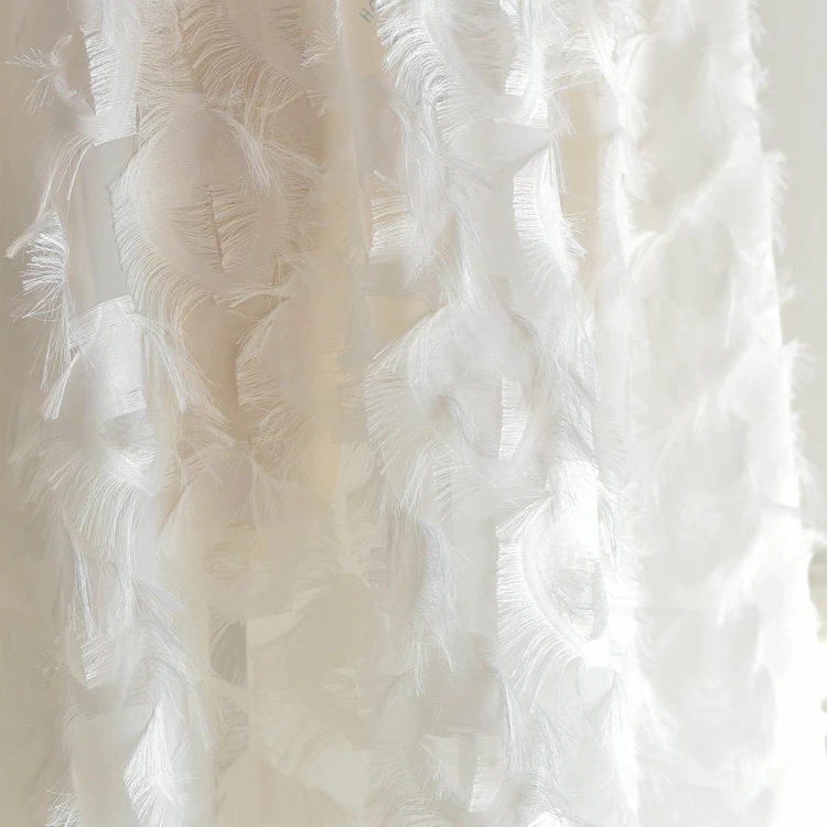 1meter Feather tassel lace fabrics for wedding dresses DIY sew on tulle fabric African lace fabric
1meter Feather tassel lace fabrics for wedding dresses DIY sew on tulle fabric African lace fabric