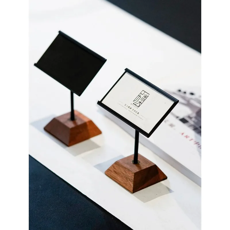 Solid wood bread price tag baking cake shop price tag replaceable internal clip vertical metal label bracket commodity dessert
Solid wood bread price tag baking cake shop price tag replaceable internal clip vertical metal label bracket commodity dessert