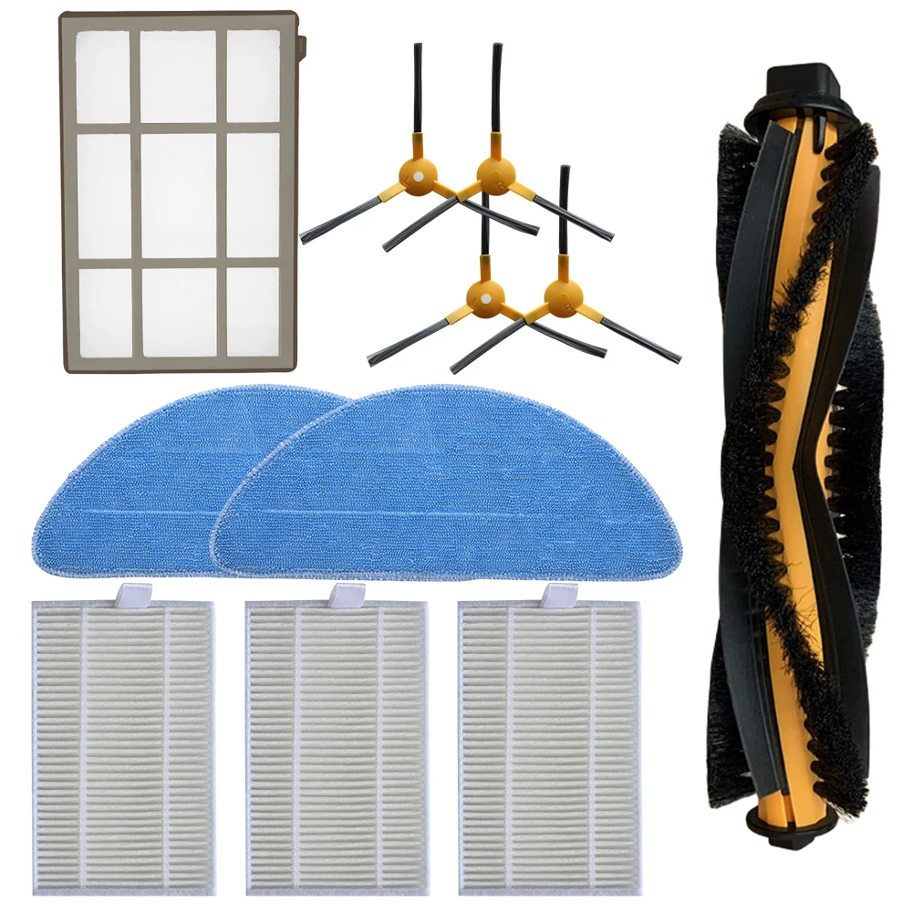Main Brush Filters Side Brush Mop Cloth Kit For Nedis WIFIVCB02 Vacuum Cleaner Spare Parts Household Cleaning Accessories
Main Brush Filters Side Brush Mop Cloth Kit For Nedis WIFIVCB02 Vacuum Cleaner Spare Parts Household Cleaning Accessories