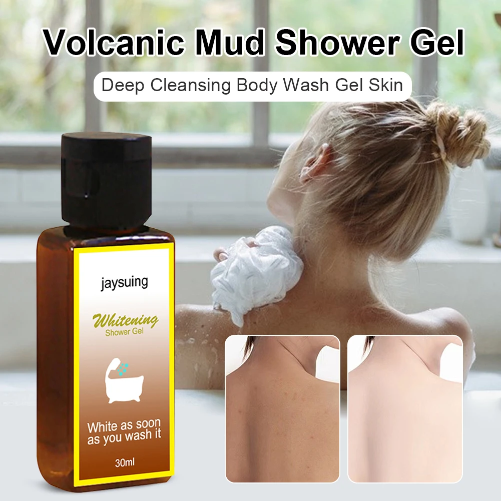 30ml Volcanic Mud Shower Gel Body Wash Whitening Deep Cleansing Cream Body Skin Moisturizing Gel Exfoliating Shower Care
30ml Volcanic Mud Shower Gel Body Wash Whitening Deep Cleansing Cream Body Skin Moisturizing Gel Exfoliating Shower Care