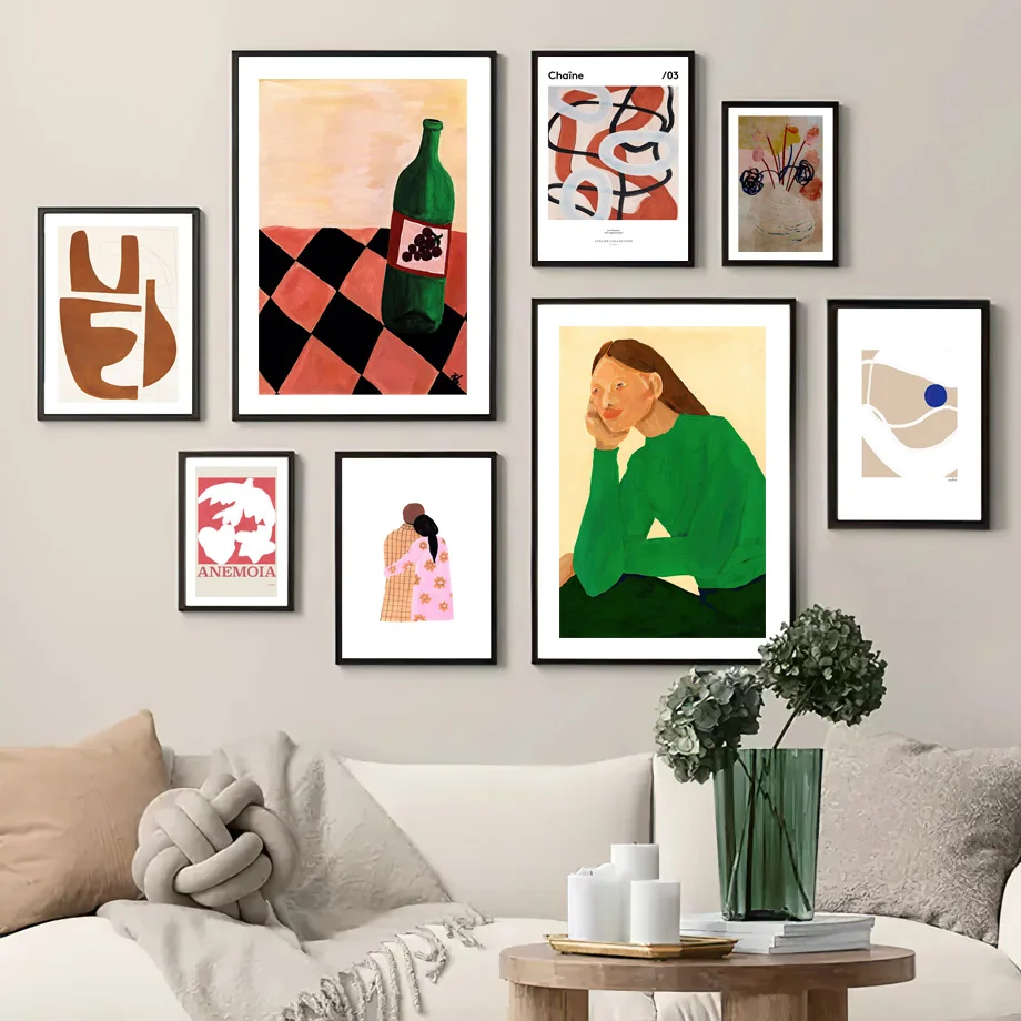 Abstract Wall Art Canvas Painting Think Woman Wine Bottle Geometry Nordic Posters And Prints Home Decor Picture For Living Room
Abstract Wall Art Canvas Painting Think Woman Wine Bottle Geometry Nordic Posters And Prints Home Decor Picture For Living Room