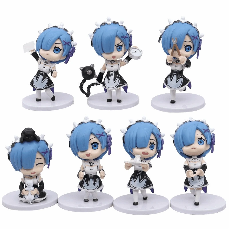 Аниме Re Zero Rem Q Version, фигурка горничной лолиты, домашнее украшение для комнаты, Коллекционная модель, кукла, игрушки, 7 шт./компл.
Аниме Re Zero Rem Q Version, фигурка горничной лолиты, домашнее украшение для комнаты, Коллекционная модель, кукла, игрушки, 7 шт./компл.