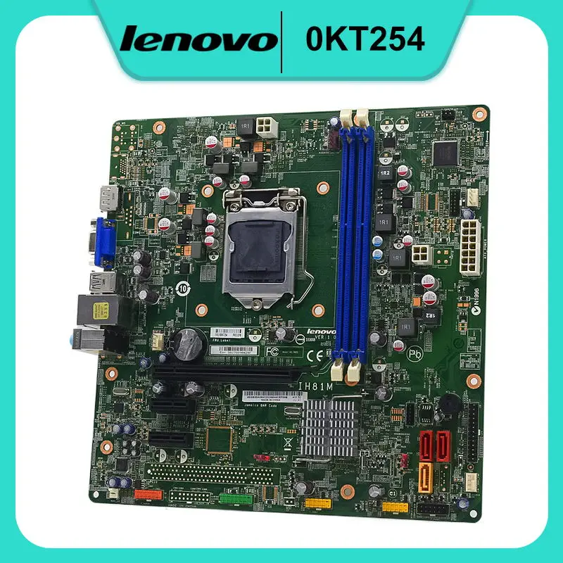 For Lenovo M73 LGA 1150 Intel H81 DDR3 RAM Original Desktop PC Motherboard CIH81M 0KT254 KT254 Motherboard
For Lenovo M73 LGA 1150 Intel H81 DDR3 RAM Original Desktop PC Motherboard CIH81M 0KT254 KT254 Motherboard