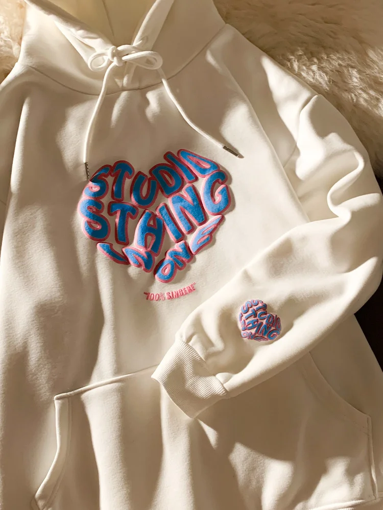 National Fashion Oversize Sweater Women's Spring and Autumn Thin New Vintage High Street Couple graphic hoodies
National Fashion Oversize Sweater Women's Spring and Autumn Thin New Vintage High Street Couple graphic hoodies