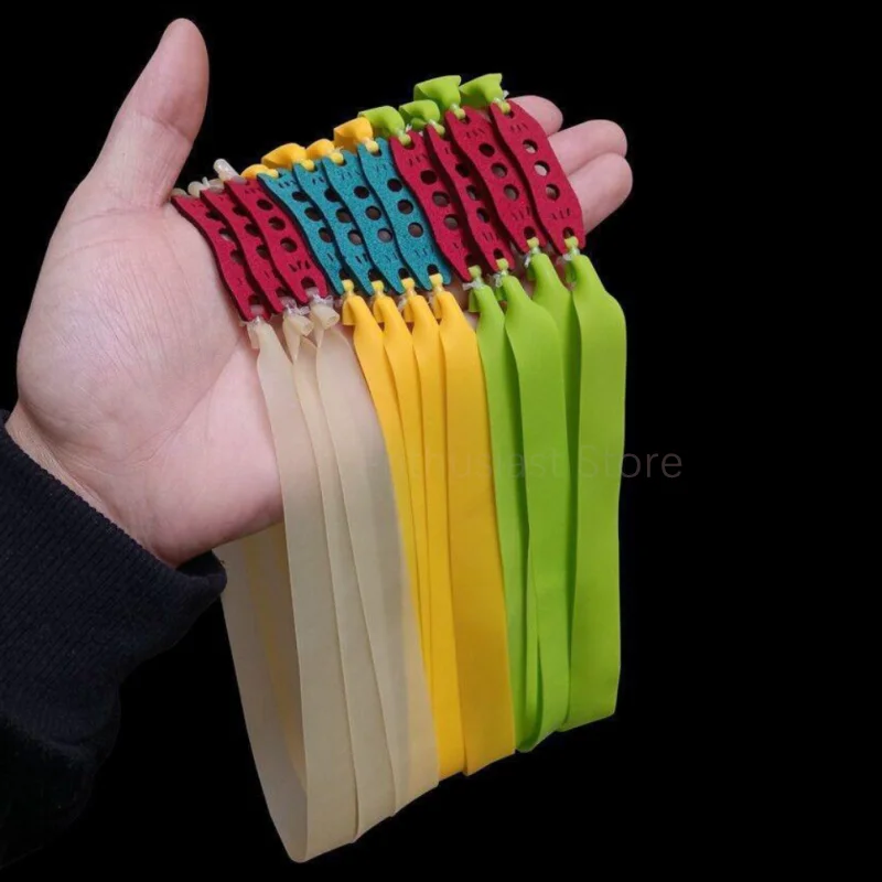 0.6-0.75mm High Speed 10pcs Slingshot Hunting Strong Flat Rubber Band High Elastic Outdoor Ejection Shooting Accessories
0.6-0.75mm High Speed 10pcs Slingshot Hunting Strong Flat Rubber Band High Elastic Outdoor Ejection Shooting Accessories