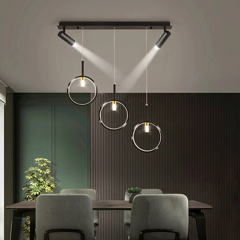 Modern Led Pendant Lamp With Ceiling Spotlight For Living Room Chandelier Kitchen Island Lustre Decoration Metal Hanging Light
Modern Led Pendant Lamp With Ceiling Spotlight For Living Room Chandelier Kitchen Island Lustre Decoration Metal Hanging Light