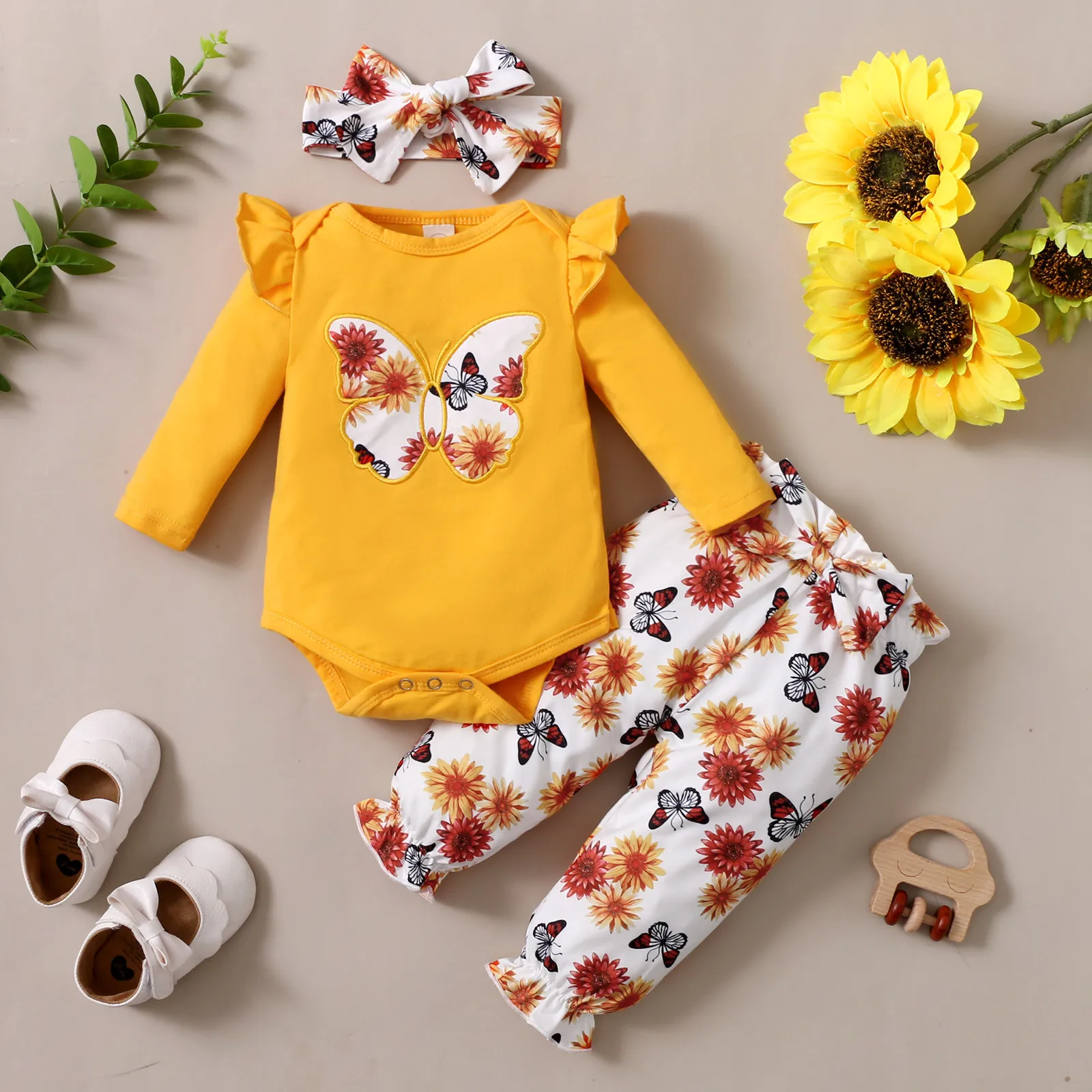 Детский флисовый комбинезон с длинным рукавом, с цветочным принтом
Детский флисовый комбинезон с длинным рукавом, с цветочным принтом