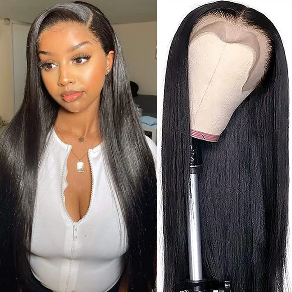 Natural Color Straight Lace Front Wigs Pre Plucked 13x4 HD Lace Frontal Wigs 180% Brazilian Virgin Hair Glueless Wigs for Women
Natural Color Straight Lace Front Wigs Pre Plucked 13x4 HD Lace Frontal Wigs 180% Brazilian Virgin Hair Glueless Wigs for Women