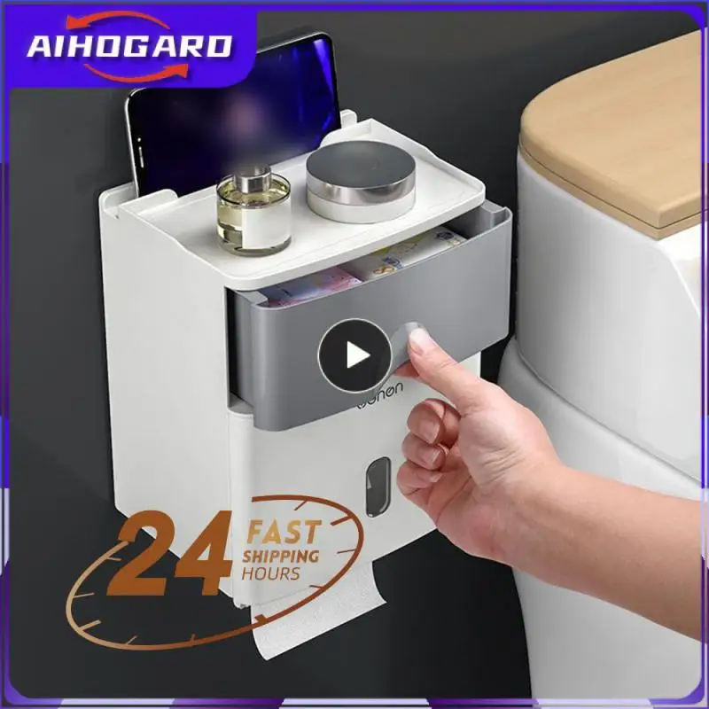 1~5PCS Toilet Paper Holder Waterproof Wall Mount Shelf Toilet Paper Tray Roll Paper Towel Holder Case Tube Storage Box Tray
1~5PCS Toilet Paper Holder Waterproof Wall Mount Shelf Toilet Paper Tray Roll Paper Towel Holder Case Tube Storage Box Tray