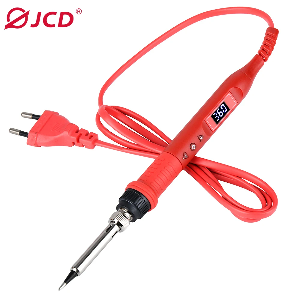 New LCD Adjustable Soldering Iron Temperature EU Plug US 110 220V 80W Welding Solder Rework Station Heat Pencil Tips Repair Tool
New LCD Adjustable Soldering Iron Temperature EU Plug US 110 220V 80W Welding Solder Rework Station Heat Pencil Tips Repair Tool