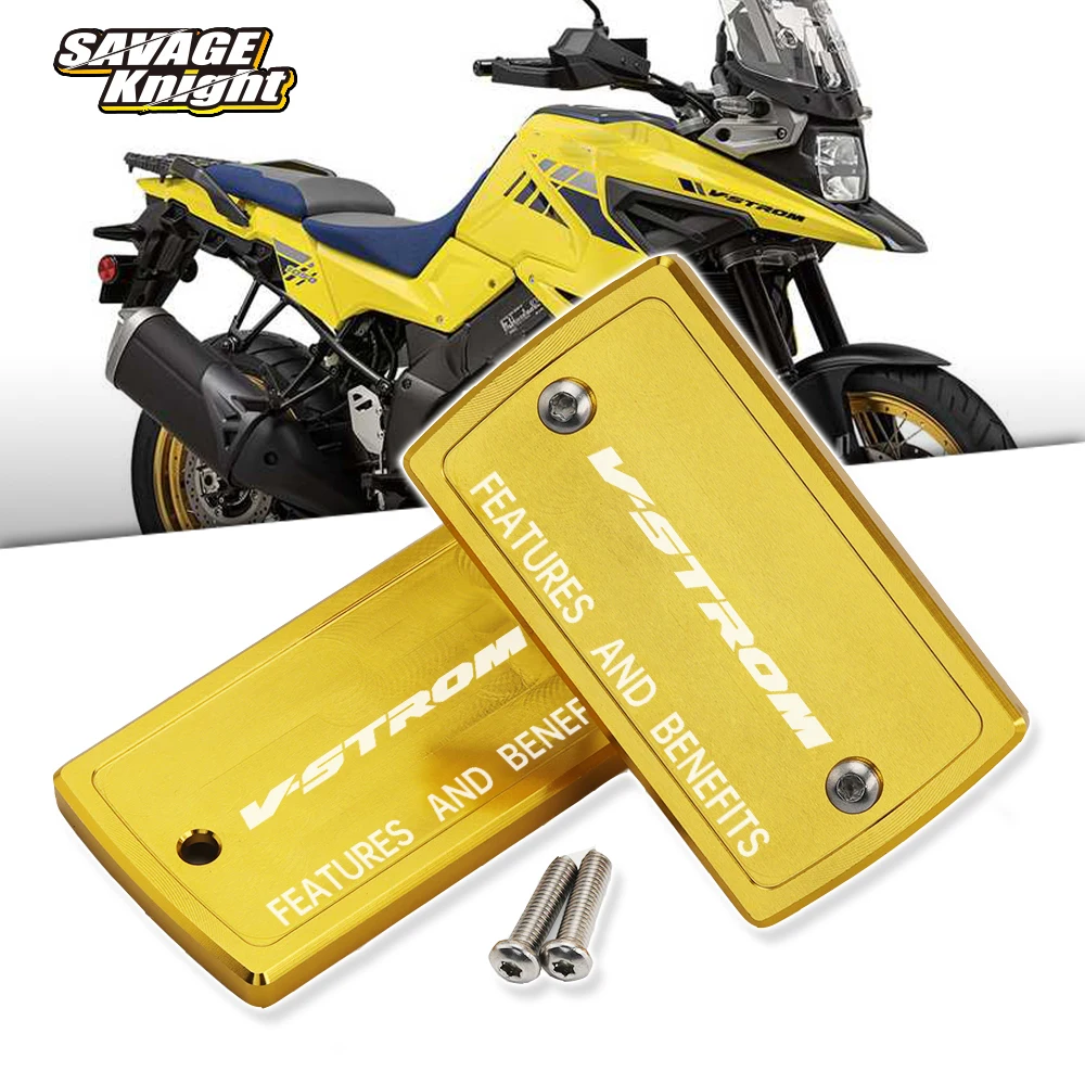 Front Brake Clutch Reservoir Covers Cap For SUZUKI DL 1050 1000 XT 1000XT V-Strom 14-22 Motorcycle Accessories CNC Aluminum Gold
Front Brake Clutch Reservoir Covers Cap For SUZUKI DL 1050 1000 XT 1000XT V-Strom 14-22 Motorcycle Accessories CNC Aluminum Gold