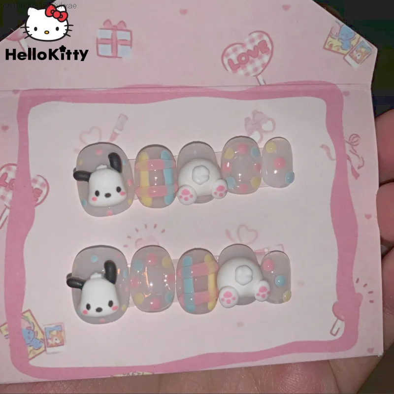 Diy Sanrio Pochacco Nail Decal Cartoon Dolls Handmade Y2k Kawaii Nail Sticker Anime Nail Art Decoration Toy For Girls Women
Diy Sanrio Pochacco Nail Decal Cartoon Dolls Handmade Y2k Kawaii Nail Sticker Anime Nail Art Decoration Toy For Girls Women
