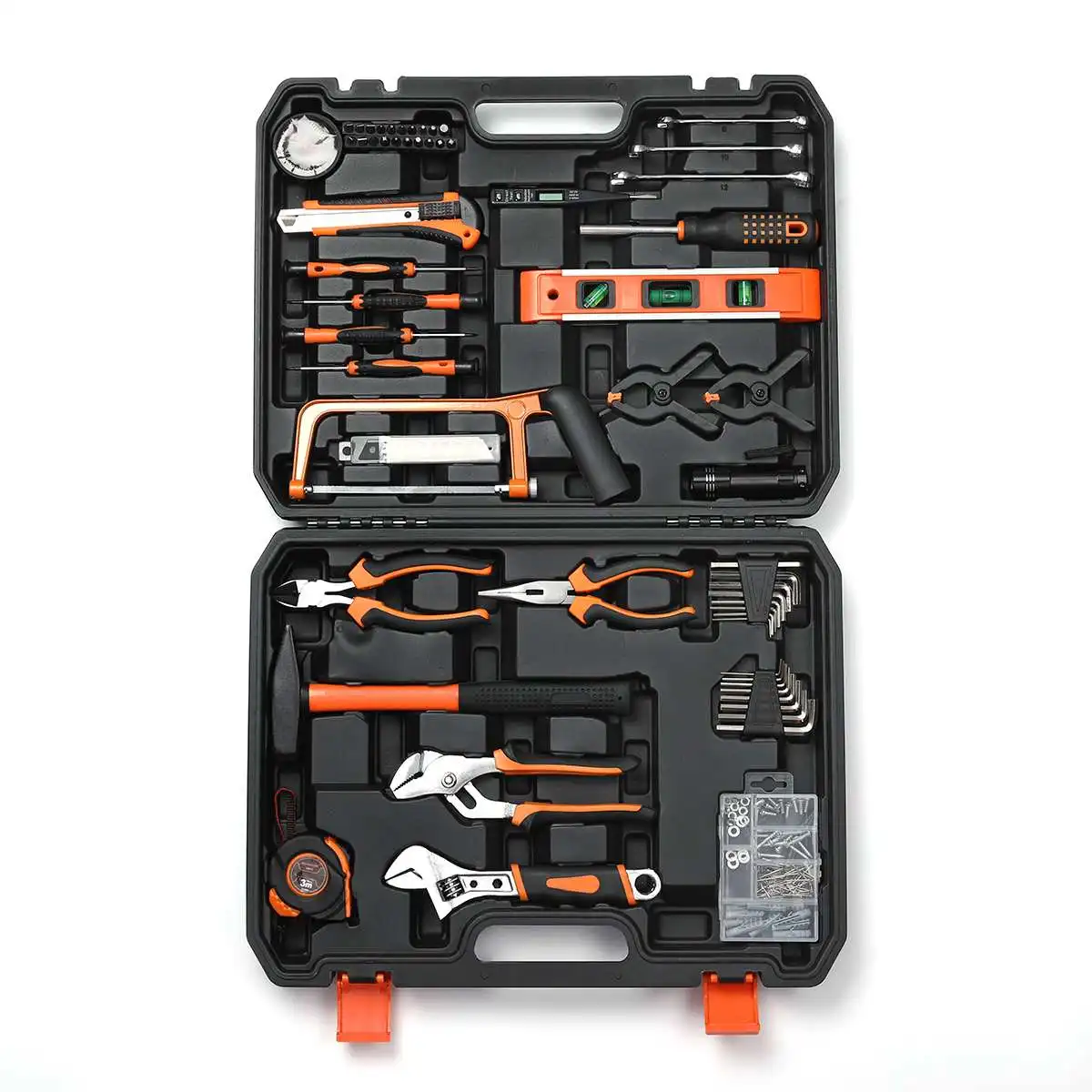 218 Piece General Socket Wrench Household Repair Tool Mixed Tool Set Hand Tool Kit with Storage Case
218 Piece General Socket Wrench Household Repair Tool Mixed Tool Set Hand Tool Kit with Storage Case