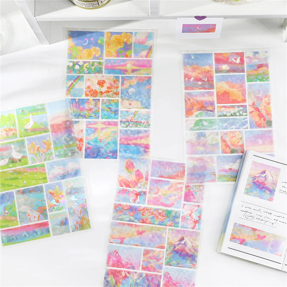 1pc Fresh Glittering Sequins PET Sticker Hand Account Album DIY Creative Stationery Decoration Collage Sticker
1pc Fresh Glittering Sequins PET Sticker Hand Account Album DIY Creative Stationery Decoration Collage Sticker