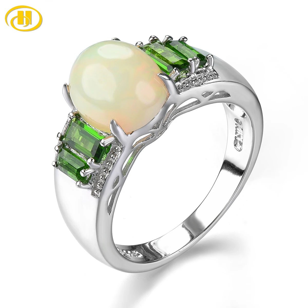 Stock Clearance Natural Diopside Opal Solid Silver Rings 2.6 Carats Genuine Colorful Gemstone Women S925 Fine Jewelrys Gifts
Stock Clearance Natural Diopside Opal Solid Silver Rings 2.6 Carats Genuine Colorful Gemstone Women S925 Fine Jewelrys Gifts