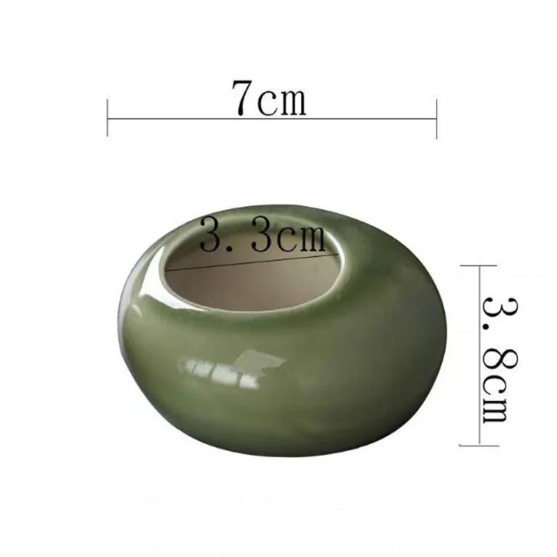 Керамические горшки для суккулентов Green Crackle Glaze
Керамические горшки для суккулентов Green Crackle Glaze