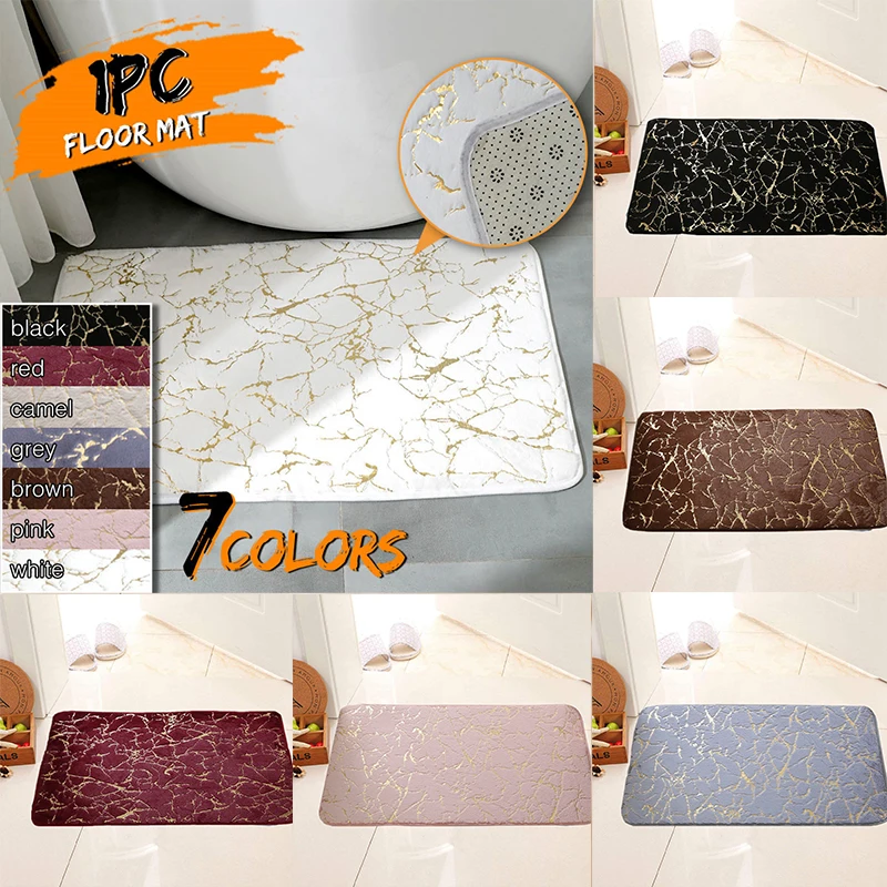 Bathroom Mat Non-slip Carpet Area Rug Washable Rugs Living Room Sofa Chair Floor Bedroom Bathroom Flannel Modern Home Decoration
Bathroom Mat Non-slip Carpet Area Rug Washable Rugs Living Room Sofa Chair Floor Bedroom Bathroom Flannel Modern Home Decoration