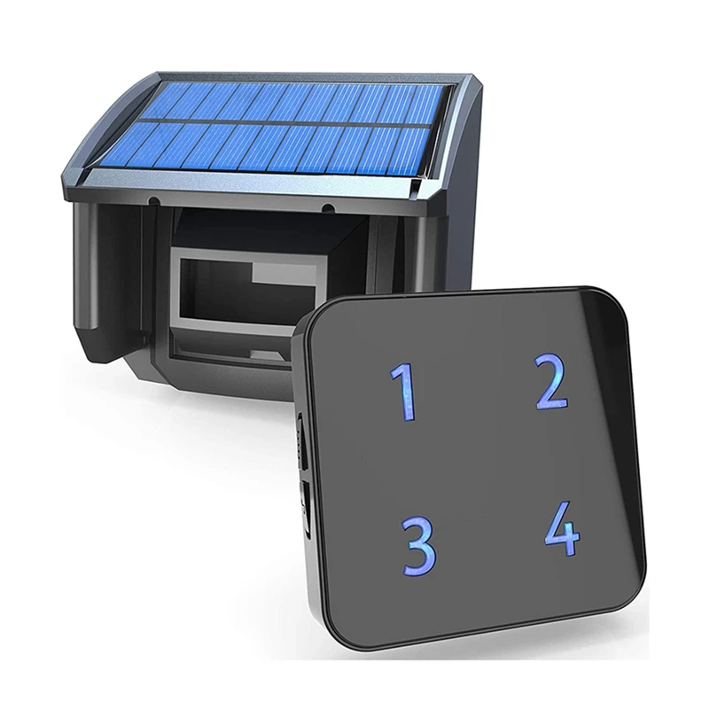 400 Meters Solar Wireless Driveway Alarm Weather-Resistant Motion Sensor&Detector DIY Security Alert System US Plug
400 Meters Solar Wireless Driveway Alarm Weather-Resistant Motion Sensor&Detector DIY Security Alert System US Plug