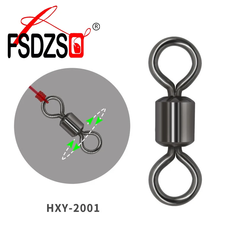 100PCS Fishing Accessories Eight-character Ring Connector Pin Bearing Rolling Swivel Stainless Steel Snap Fishhook Lure Swivels
100PCS Fishing Accessories Eight-character Ring Connector Pin Bearing Rolling Swivel Stainless Steel Snap Fishhook Lure Swivels