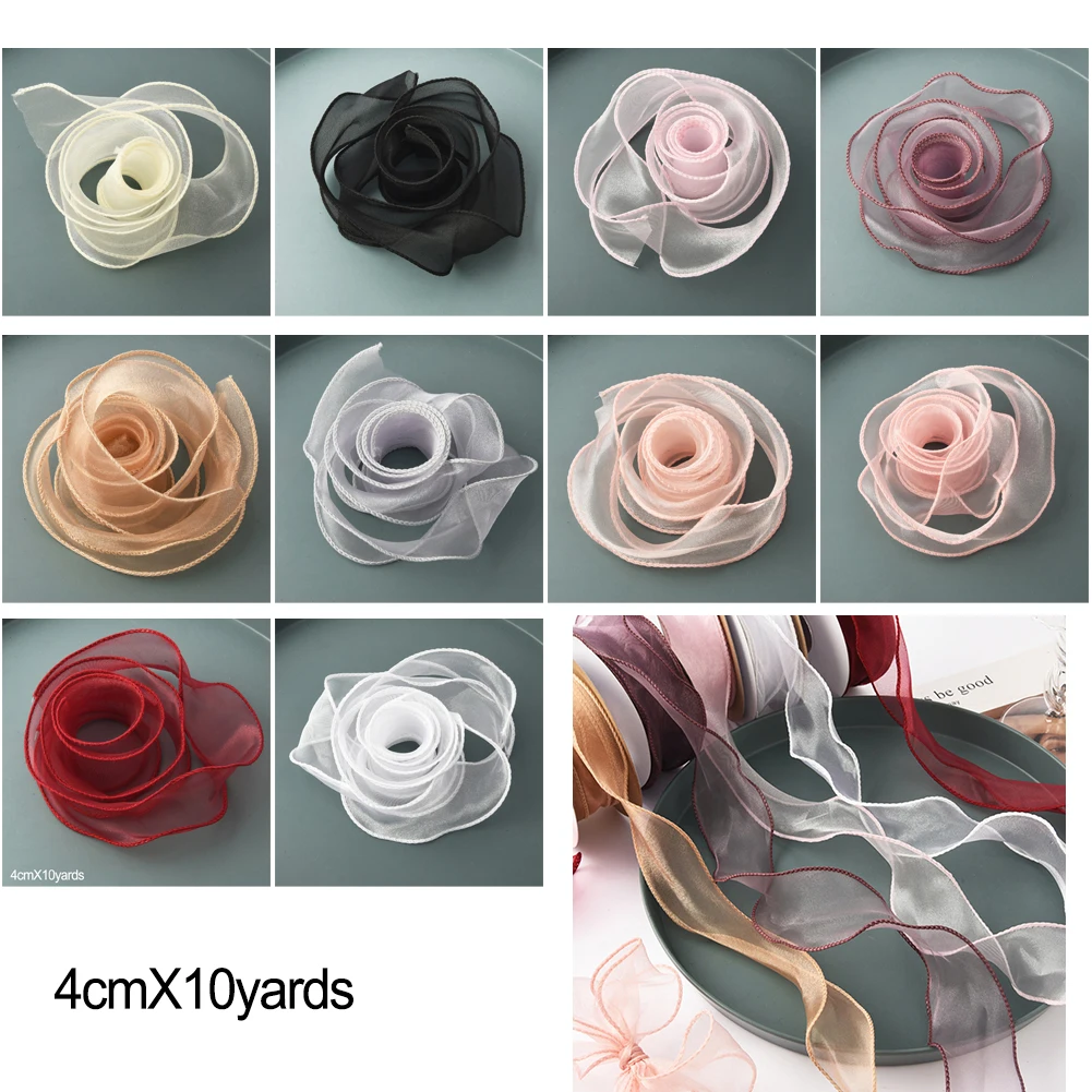40mm Wave Silk Organza Ribbon Bow Material For Hair Ornament Gift Wrapping Decoration Hollow Lace Ribbons
40mm Wave Silk Organza Ribbon Bow Material For Hair Ornament Gift Wrapping Decoration Hollow Lace Ribbons