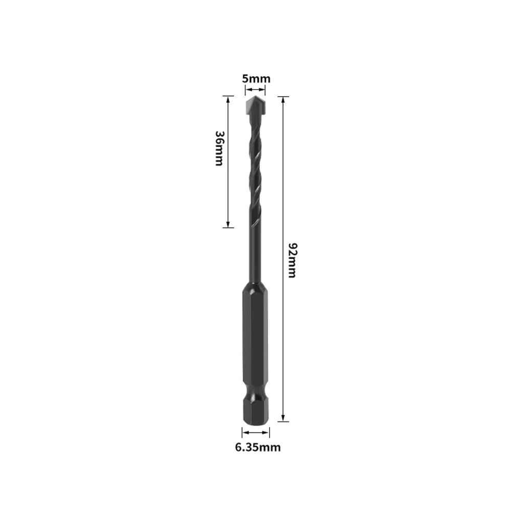 Drilling Tool Tile Bit Home & Garden Anti-rust Treatment Black Walls Clean Drill Bit Drilling Concrete Durable
Drilling Tool Tile Bit Home & Garden Anti-rust Treatment Black Walls Clean Drill Bit Drilling Concrete Durable