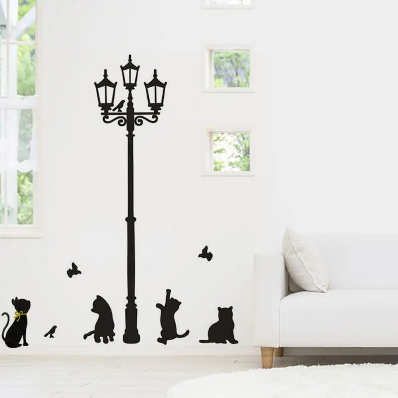 2023 Kawaii Diy Cat Street Lamp Lights Wall Decals Adhesive Wallpaper Removable Wall Stickers For Living Room Bedroom Home Decor
2023 Kawaii Diy Cat Street Lamp Lights Wall Decals Adhesive Wallpaper Removable Wall Stickers For Living Room Bedroom Home Decor