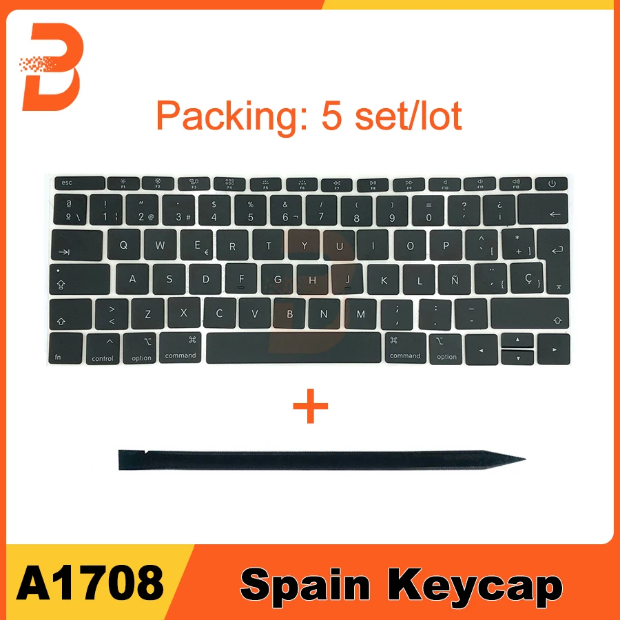5Sets/Lot New Laptop Keycaps For Macbook Pro Retina 13" A1708 Keys Spain Version 2016 2017 Years
5Sets/Lot New Laptop Keycaps For Macbook Pro Retina 13" A1708 Keys Spain Version 2016 2017 Years