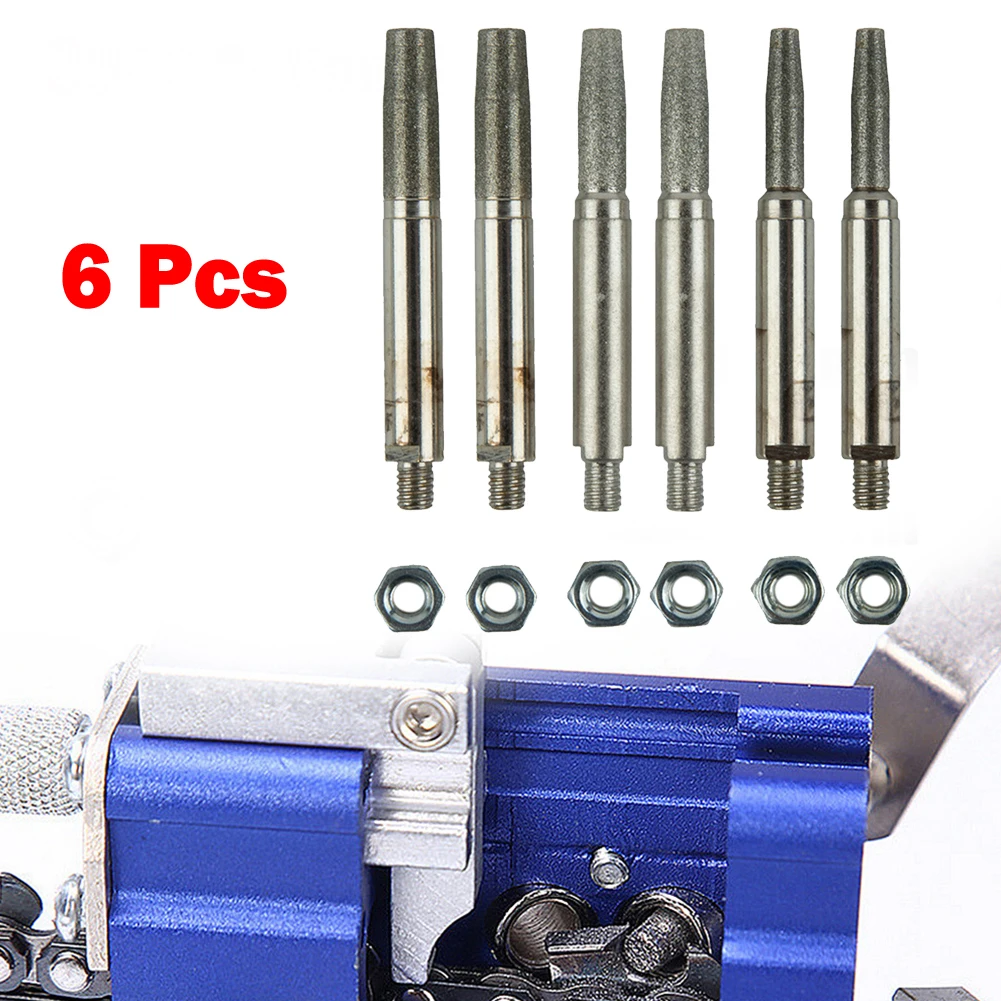 Chainsaw Sharpener Parts Diamond Coated Grinding Head Cylindrical Burr 4 5 6mm Tool For Carving Hand Chain Grinder Tools Parts
Chainsaw Sharpener Parts Diamond Coated Grinding Head Cylindrical Burr 4 5 6mm Tool For Carving Hand Chain Grinder Tools Parts