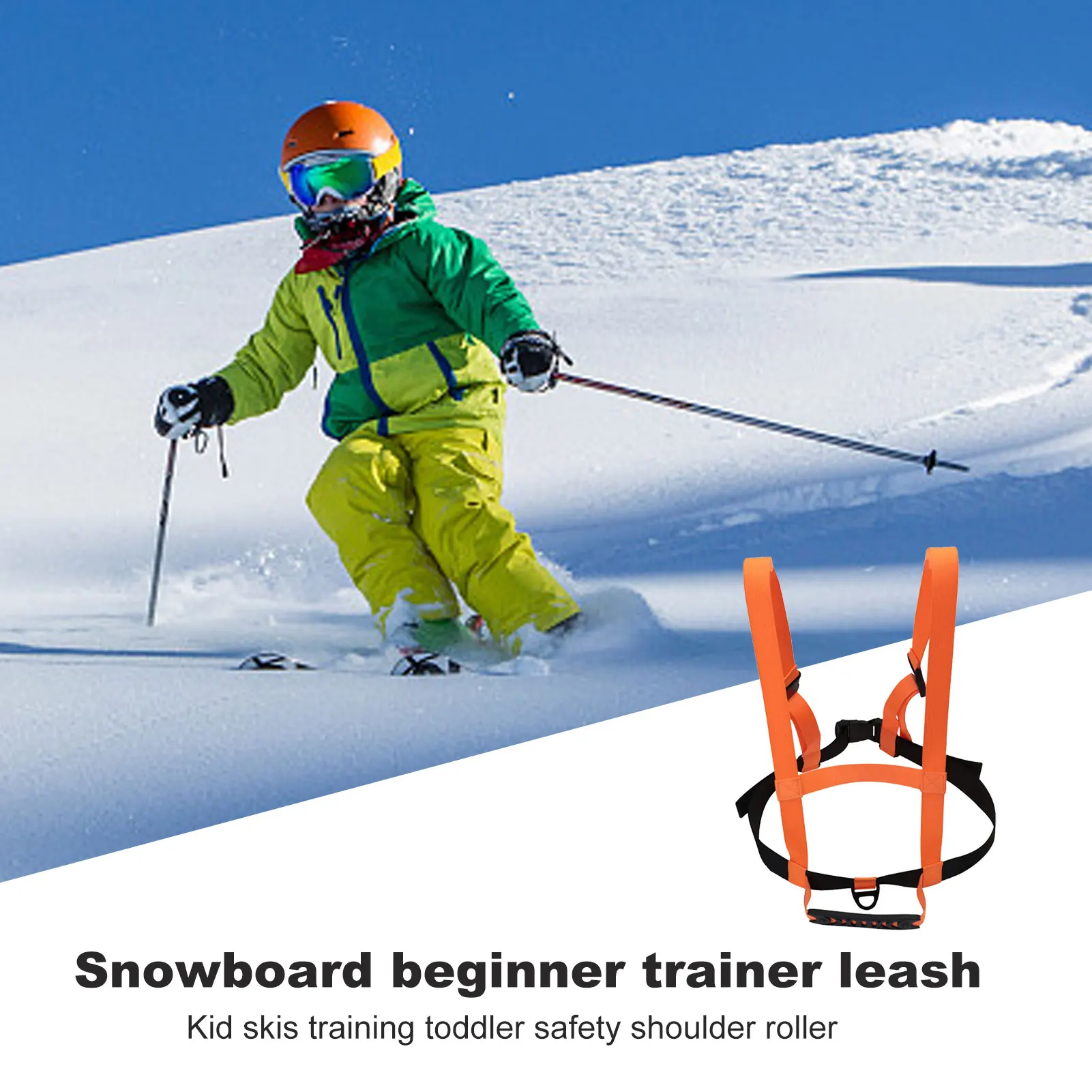 Kids Ski Training Harness For Beginners Trainer Adjustable Roller Skating Shoulder Harness Speed Control Shock Absorbing
Kids Ski Training Harness For Beginners Trainer Adjustable Roller Skating Shoulder Harness Speed Control Shock Absorbing