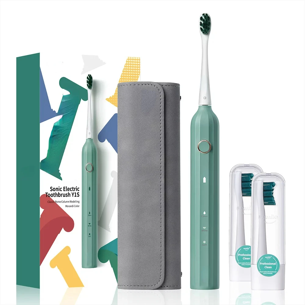 Sonic Rechargeable Toothbrush for Adults with 3 Cleaning Modes, Smart Timer, with Travel Case, One Charge Lasts for 6 Months, Y1
Sonic Rechargeable Toothbrush for Adults with 3 Cleaning Modes, Smart Timer, with Travel Case, One Charge Lasts for 6 Months, Y1
